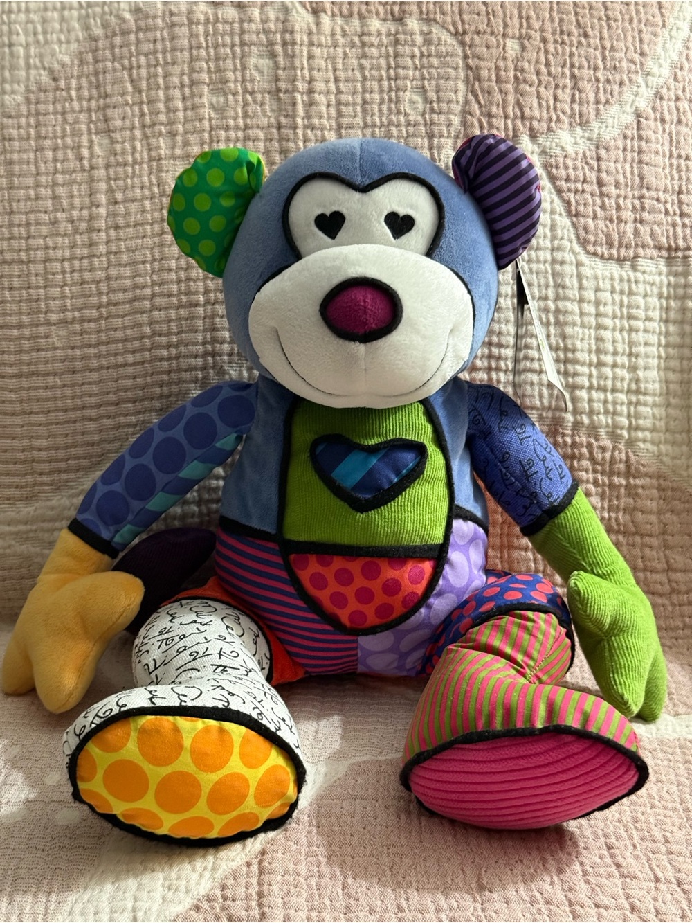 MATISSE THE MONKEY FABRIC STUFFED TOY BRITTO POP PLUSH FOR ENESCO
